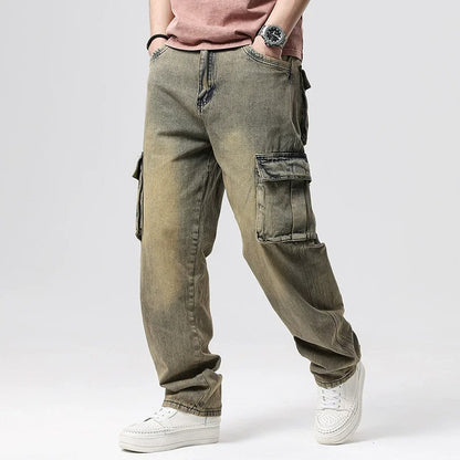 DUKE DENIM CARGO PANTS