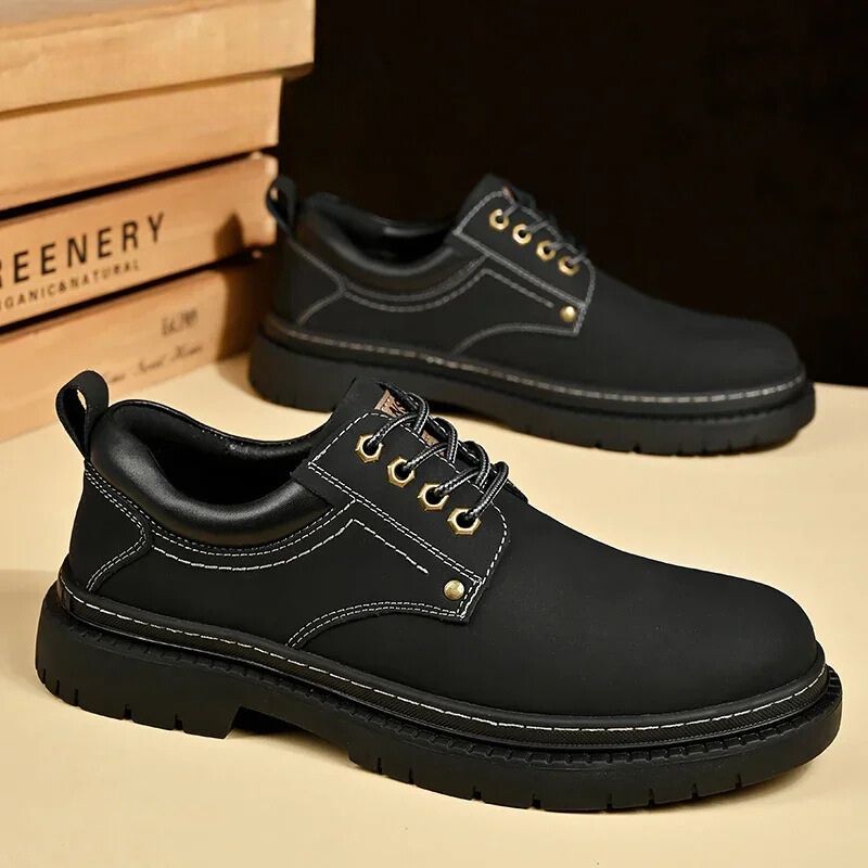 STRELLON LEATHER LOW BOOTS