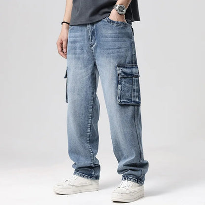 DUKE DENIM CARGO PANTS