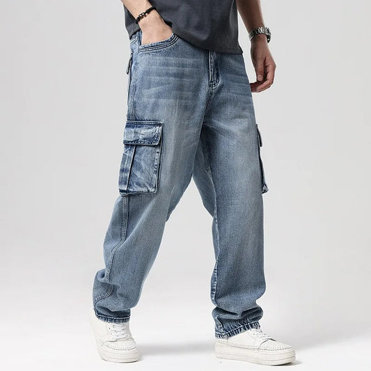 DUKE DENIM CARGO PANTS