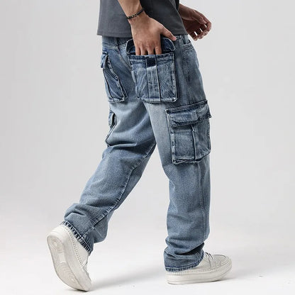 DUKE DENIM CARGO PANTS