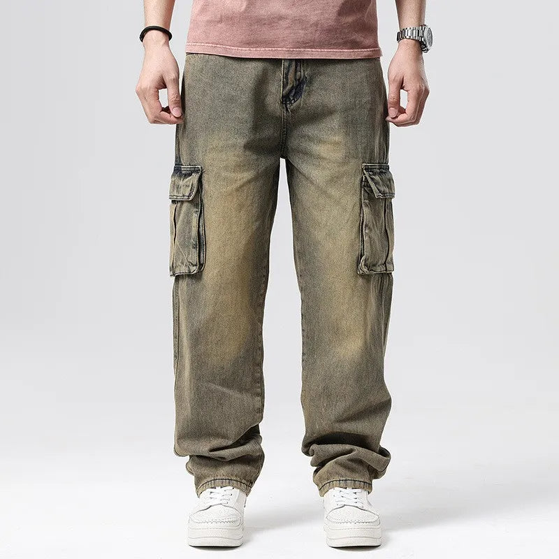 DUKE DENIM CARGO PANTS