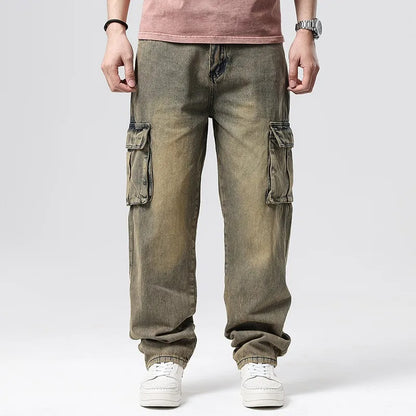 DUKE DENIM CARGO PANTS