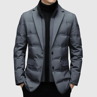 HARVEY QUILTED SUIT JACKET