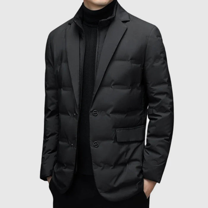 HARVEY QUILTED SUIT JACKET