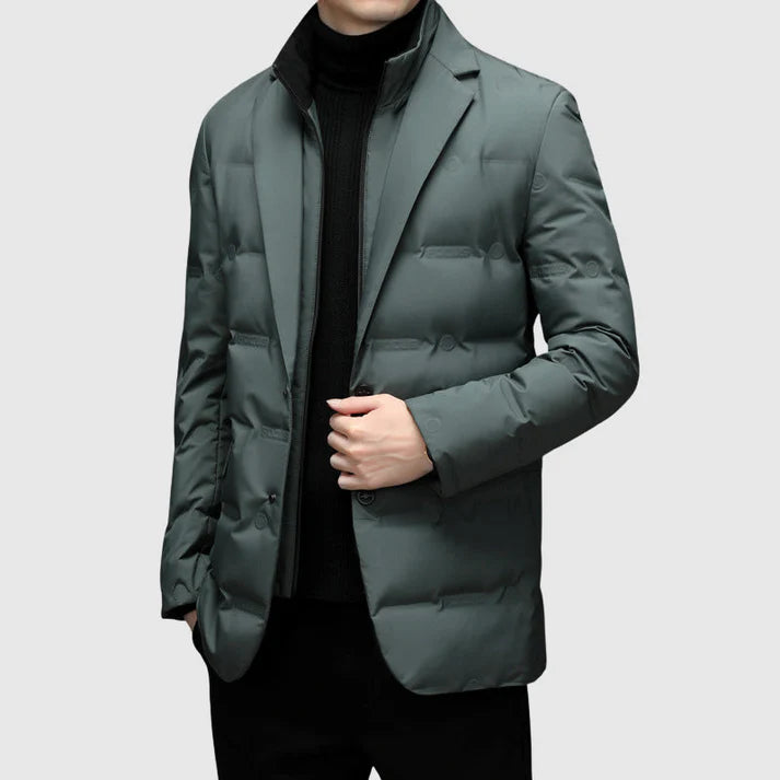 HARVEY QUILTED SUIT JACKET