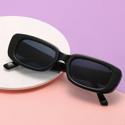 Femme Fatale: Luxury Brand Rectangle Sunglasses