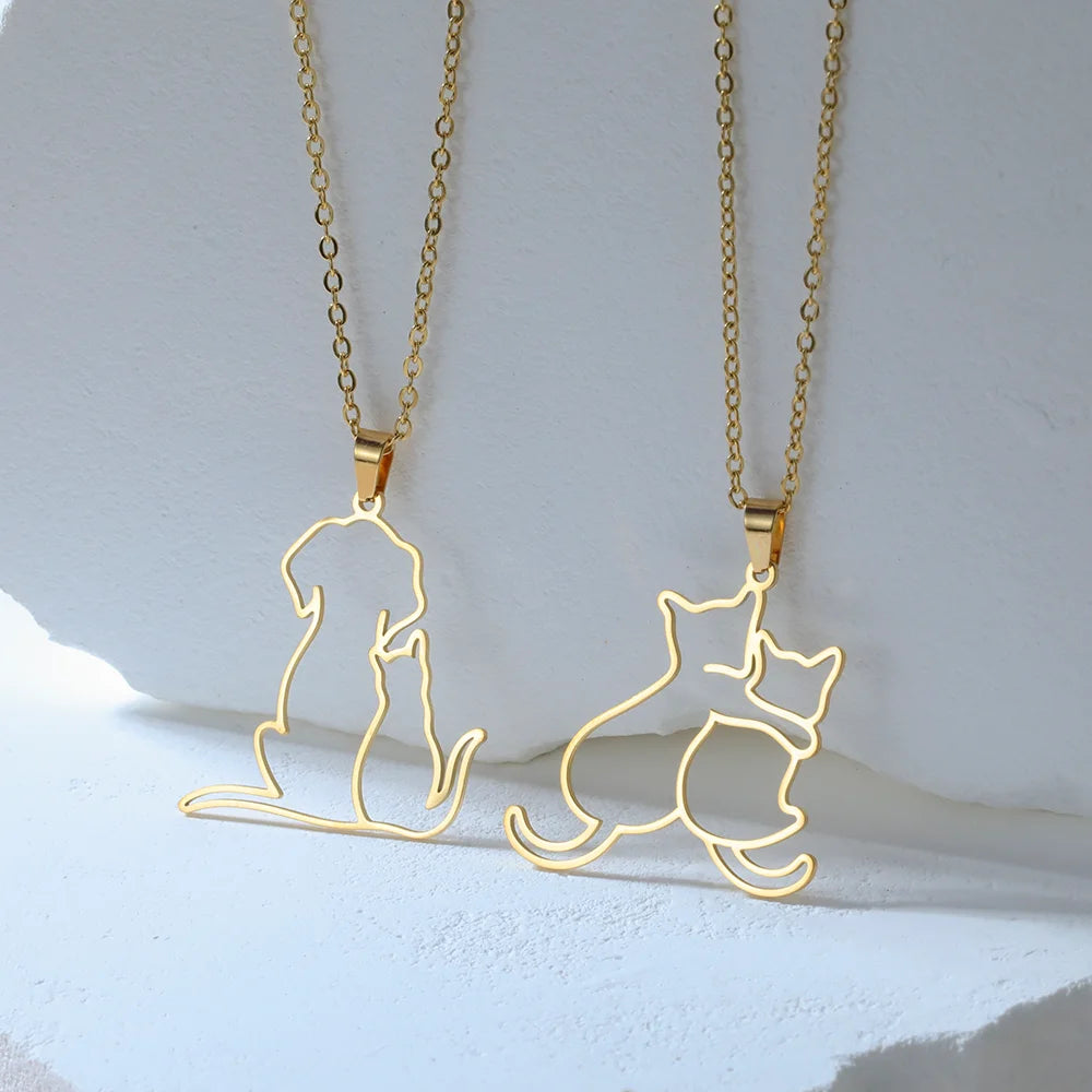 PAWS & HEARTS PENDANT